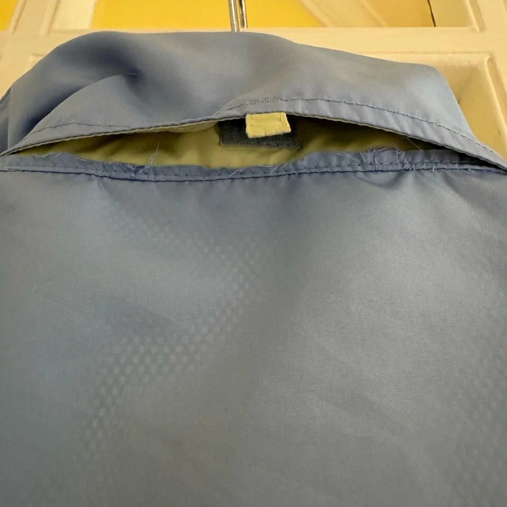Eddie Bauer Colorblock Windbreaker - Periwinkle and Soft Yellow - Picture 12 of 16